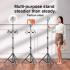 RTAKO ZJ-ZB03 Matte Finish Carbon Steel 2.1 m adjust height Tripod 360° rotation - Black